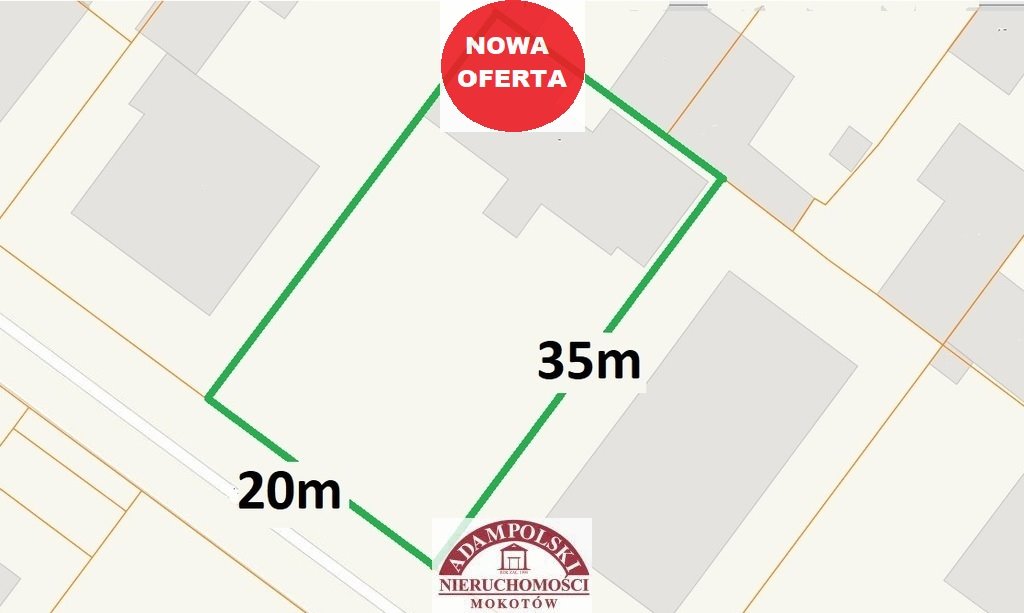 Działka budowlana na Gocławku z mediami i świetną infrastrukturą Warszawa, Praga-Południe, Gocławek  707m2 Foto 1