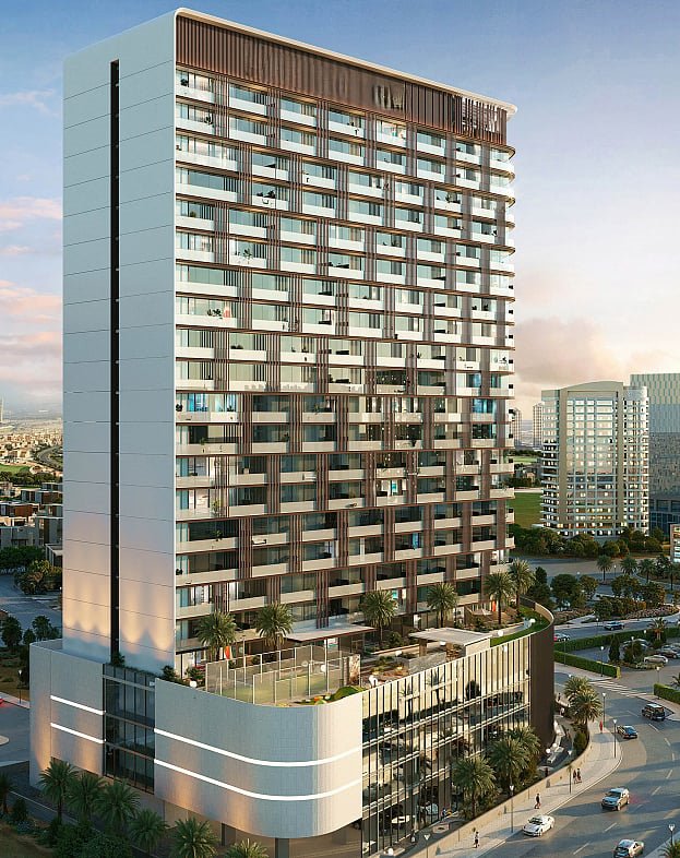 Apartament z panoramicznym widokiem na pole golfowe w Dubaju Zjednoczone Emiraty Arabskie, Dubai Sports City, Dubai Sports City, Dubai Sports City, Dubaj  127m2 Foto 1