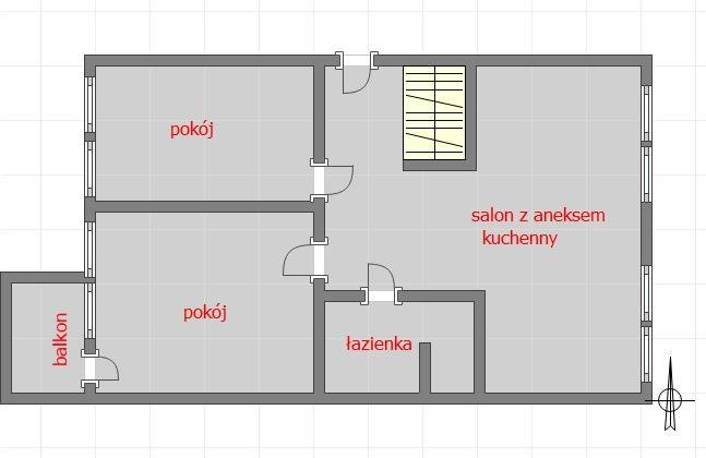 Mieszkanie trzypokojowe na sprzedaż Rzeszów, Witolda Świadka  54m2 Foto 8