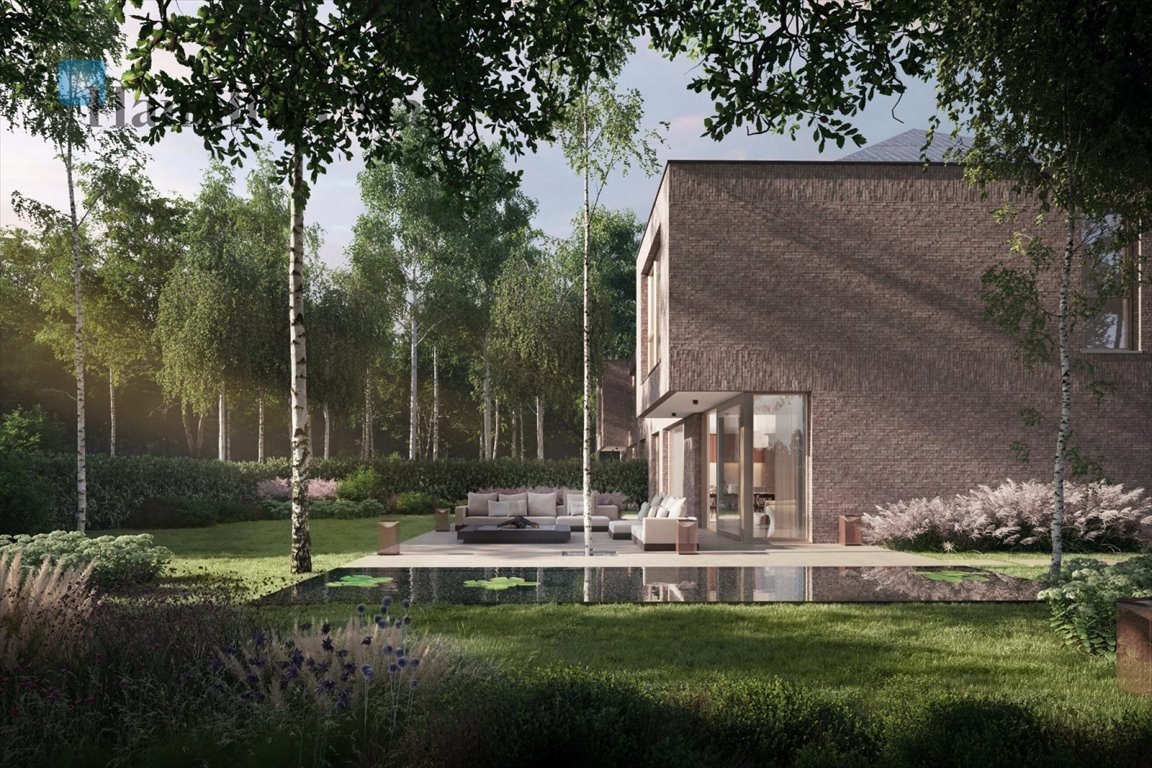 Nowoczesna willa 265 m² z ogrodem 249 m² w Wilanowie Warszawa, Wilanów, Wiedeńska  495m2 Foto 1