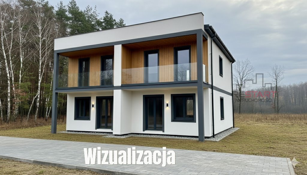 Dom bliźniak z dużą działką 1600 m2 w spokojnej okolicy Korytów  87m2 Foto 1