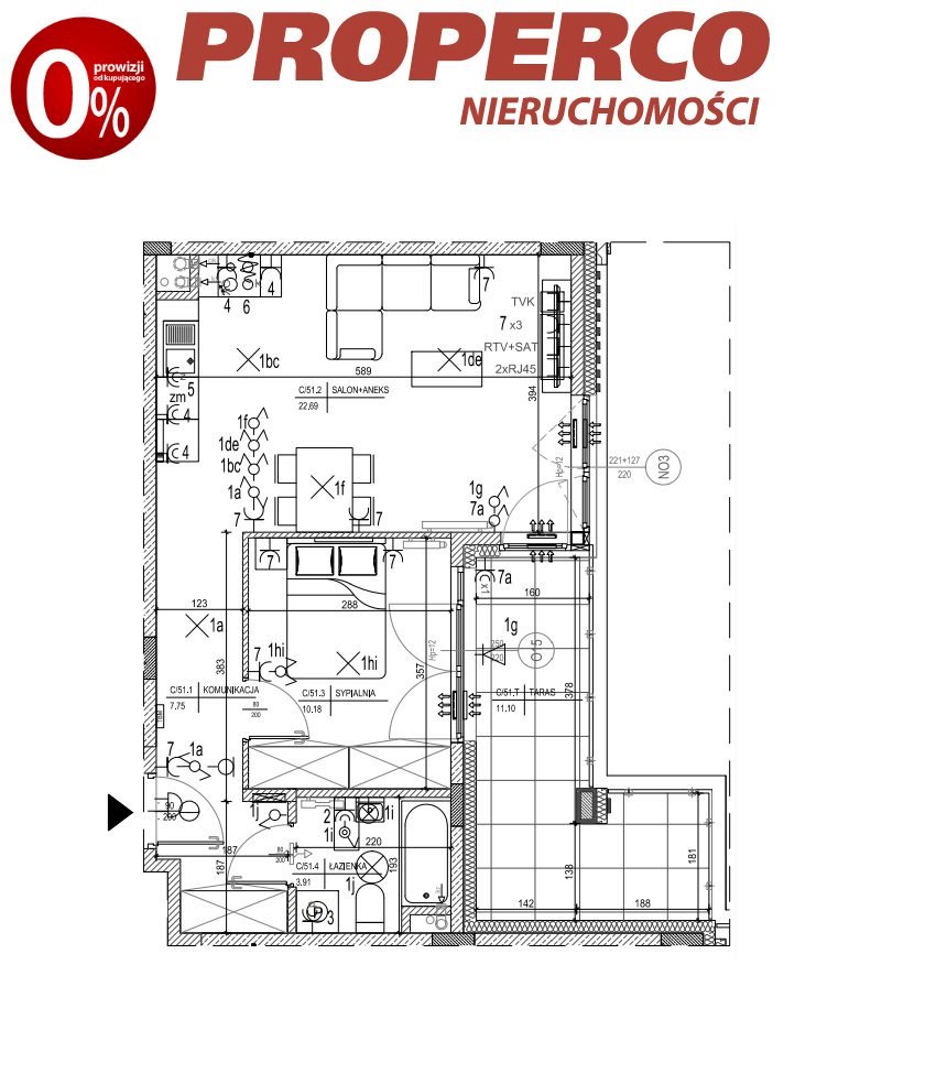 Mieszkanie dwupokojowe na sprzedaż Kielce, Szydłówek, Klonowa  45m2 Foto 6