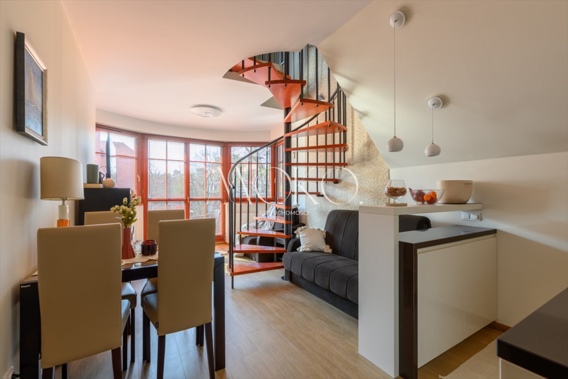 Sprzedam klimatyczny apartament 2 pok. z antresolą i balkonem Krynica Morska, Teleexpressu  52m2 Foto 1