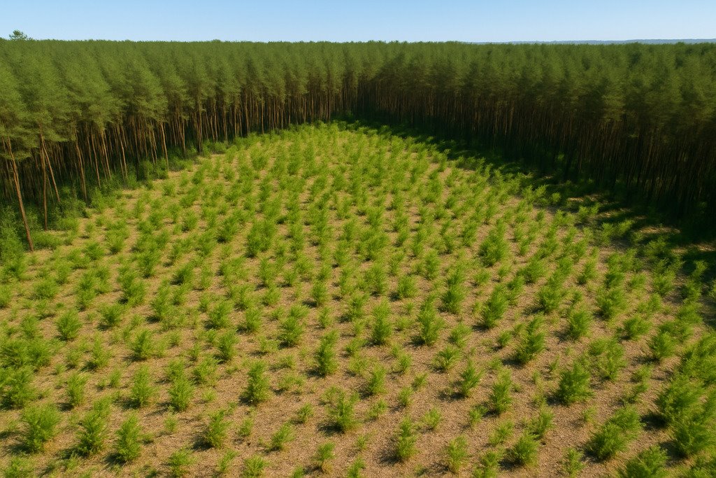 Działka leśna na sprzedaż Kańkowo-Piecki  10 450m2 Foto 1