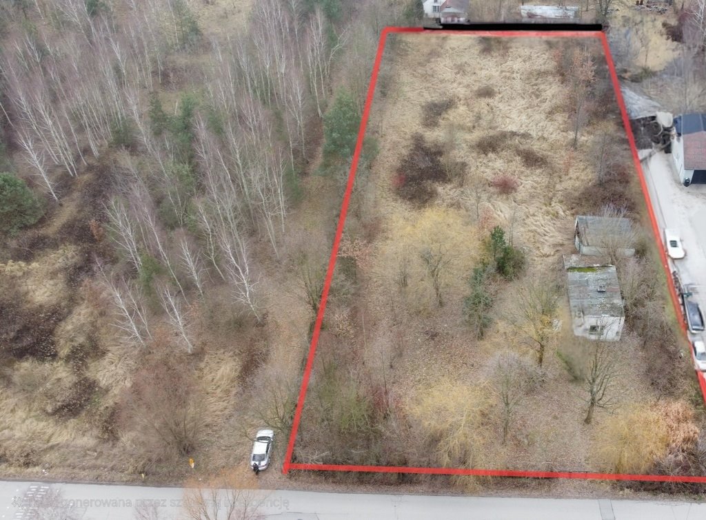 Duża działka 4587 m² z budynkiem i mediami na inwestycję Wsola, Miła  4 587m2 Foto 1