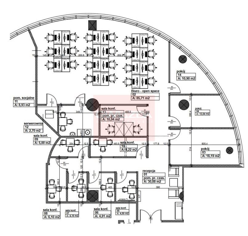 Zapraszam do wynajmu biura 240 m² z widokiem na Warszawę Warszawa, Śródmieście  240m2 Foto 1