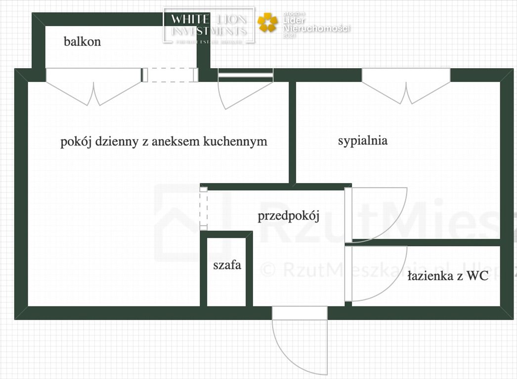 Mieszkanie dwupokojowe na sprzedaż Warszawa, Żoliborz, Krasińskiego  46m2 Foto 19