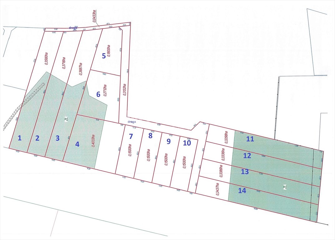 Działka budowlana na sprzedaż Dąbrówka  1 500m2 Foto 4