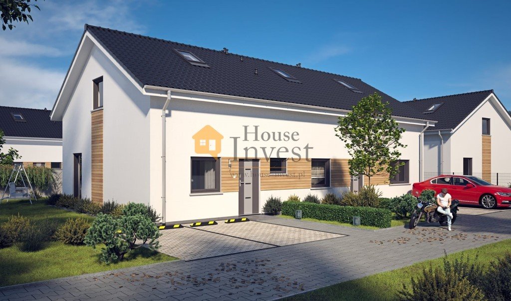 Nowoczesny dom w Gniewomirowicach, 127 m2, stan deweloperski Gniewomirowice  127m2 Foto 1