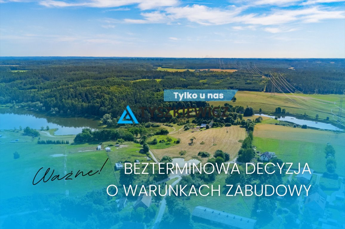 Działka z widokiem na jezioro w Okunino, 1210 m² Okunino  1 210m2 Foto 1