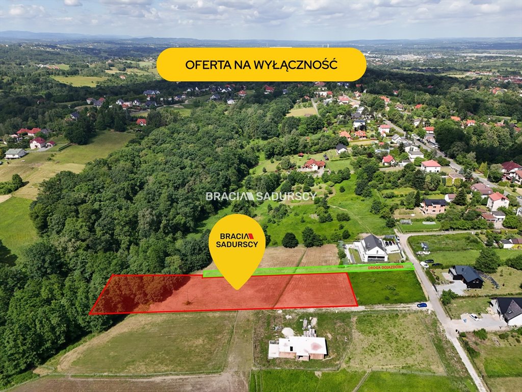 Na sprzedaż działka z pozwoleniem na budowę i projektem domu Libertów, Południowa  3 970m2 Foto 1