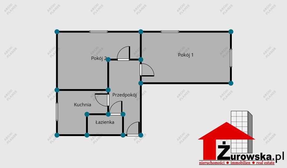 Na sprzedaż 2-pokojowe mieszkanie 48 m² w Strzelcach Opolskich Strzelce Opolskie  48m2 Foto 1