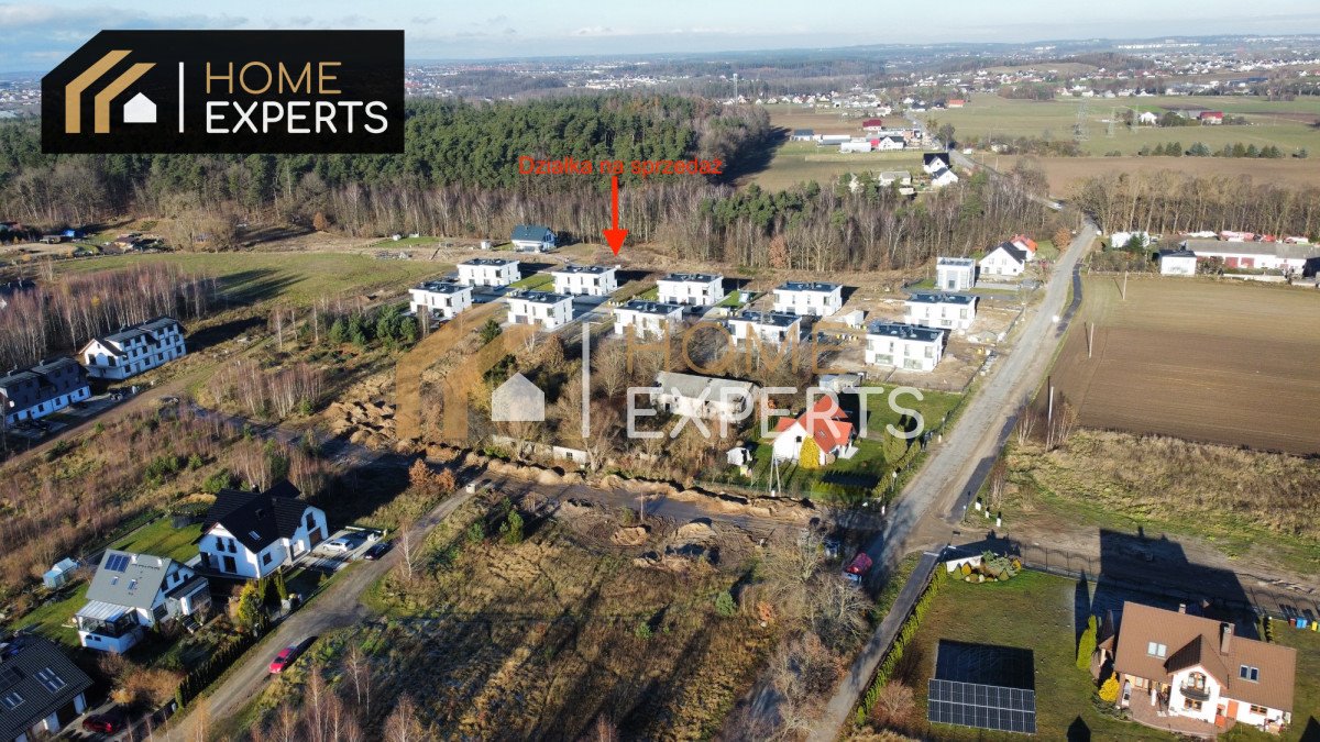 Działka 1053 m² w Leźnie – blisko natury i Gdańska Lniska, Liliowa  1 053m2 Foto 1