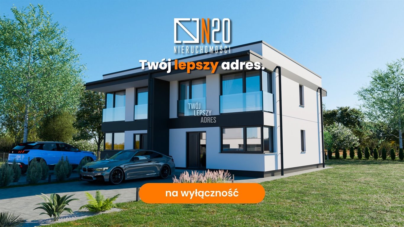 Nowoczesny bliźniak z tarasem i ogrodem w standardzie premium Zakrzów, Brzozowa  105m2 Foto 1