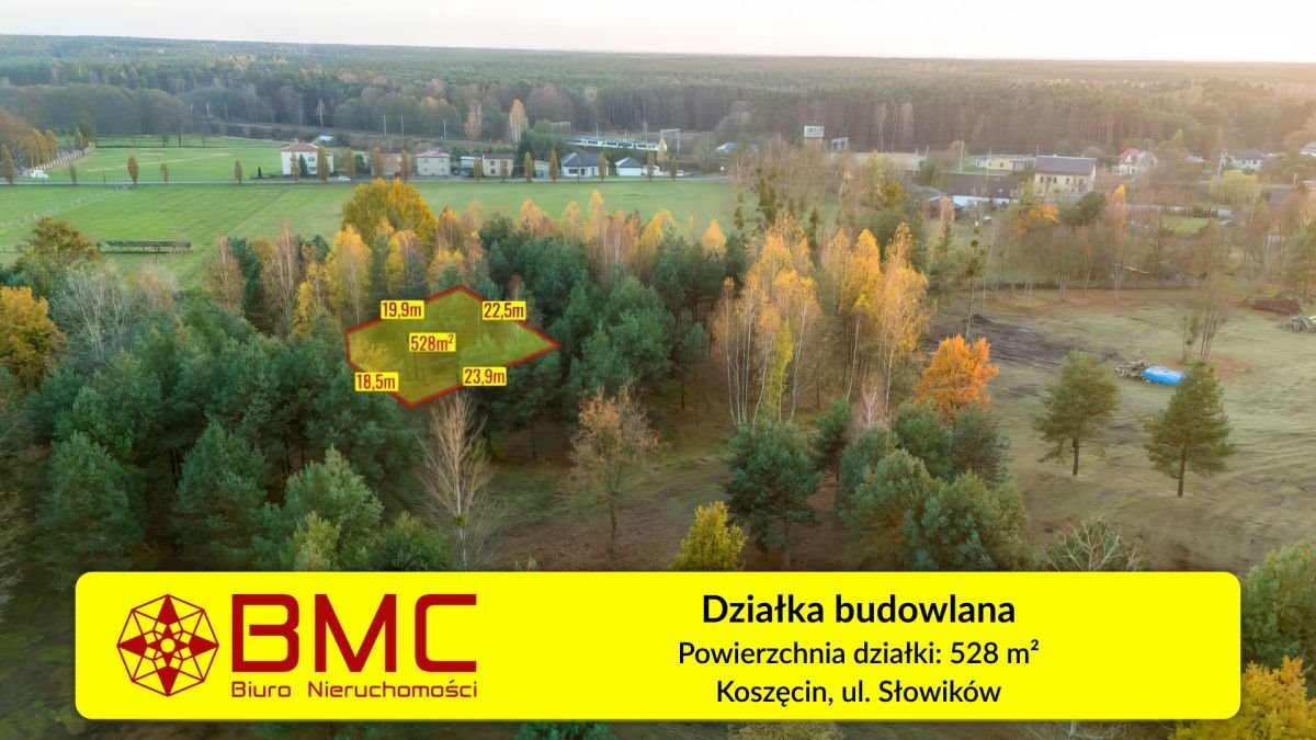 Działka budowlana na sprzedaż Koszęcin, Słowików  529m2 Foto 1