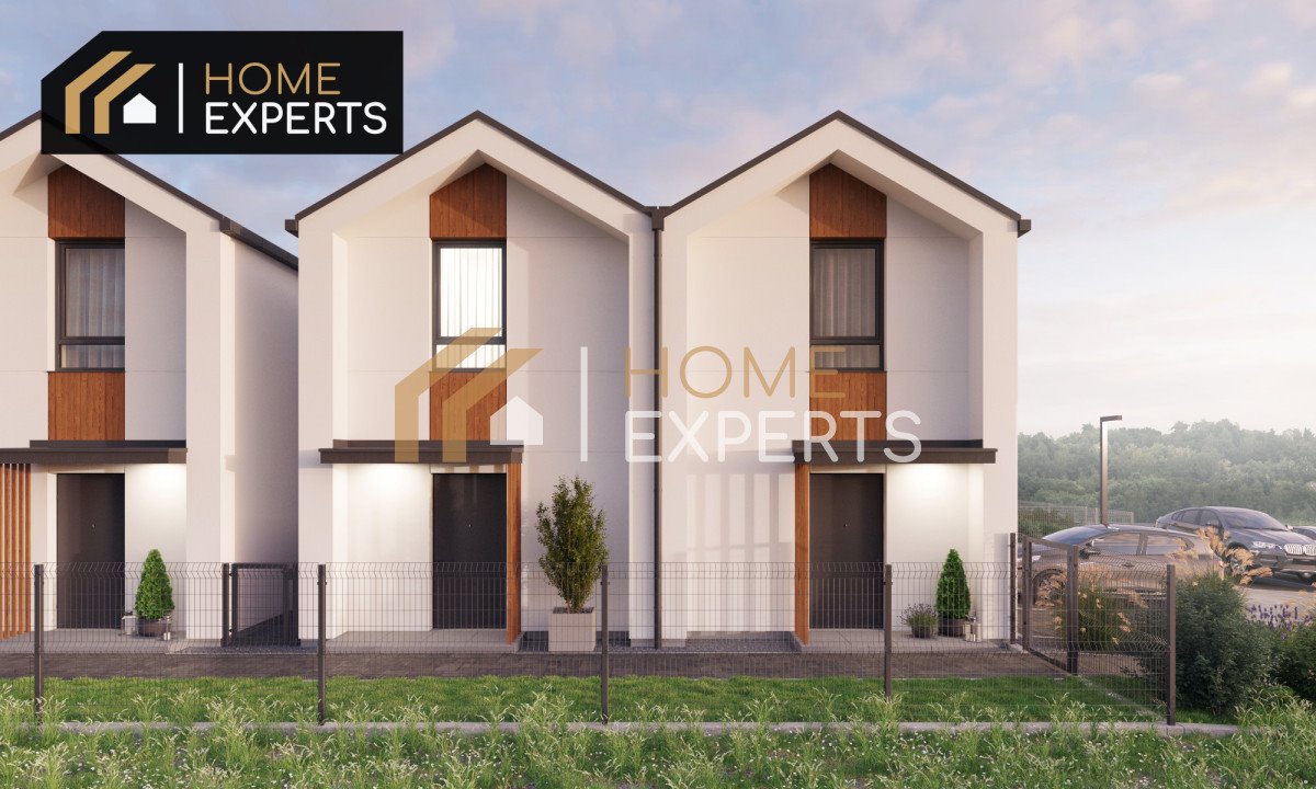 Nowoczesny segment 3 pokoi z ogródkiem, 1 km od morza Jastrzębia Góra, Borowikowa  51m2 Foto 1