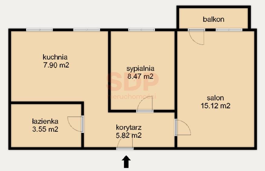 Mieszkanie dwupokojowe na sprzedaż Wrocław, Fabryczna, Nowy Dwór, Strzegomska  42m2 Foto 3