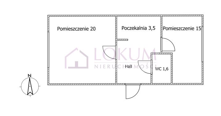 Lokal użytkowy na wynajem Lublin, Śródmieście, Fryderyka Chopina  42m2 Foto 6