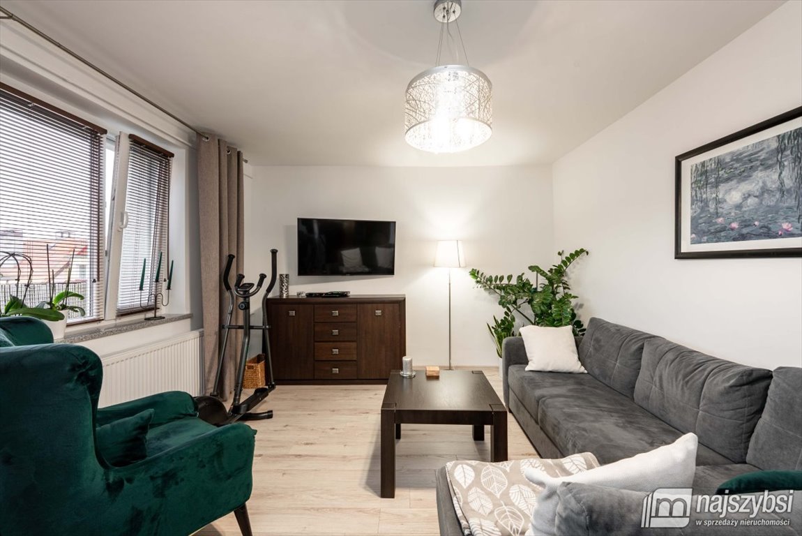 Dwupoziomowe mieszkanie z widokiem na Zalew Kamieński - zapraszam Kamień Pomorski, Wysockiego  63m2 Foto 1