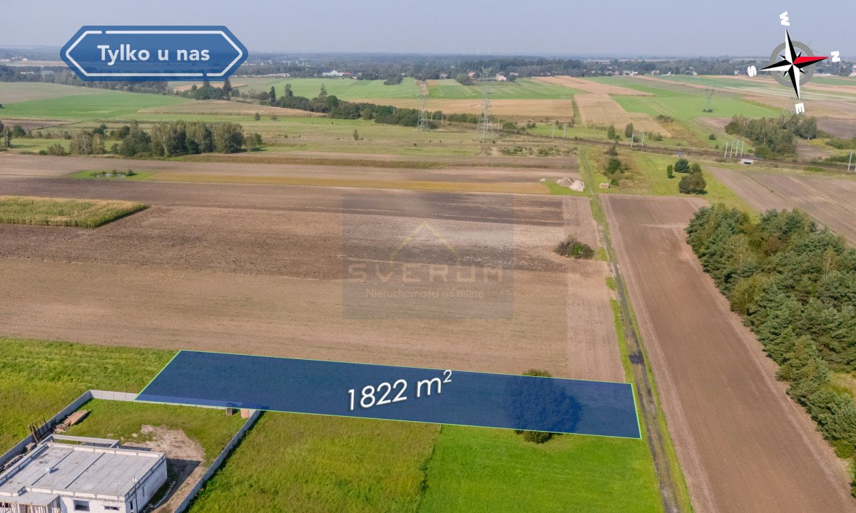 Działka budowlana na sprzedaż Rzerzęczyce, Zachodnia  1 800m2 Foto 4