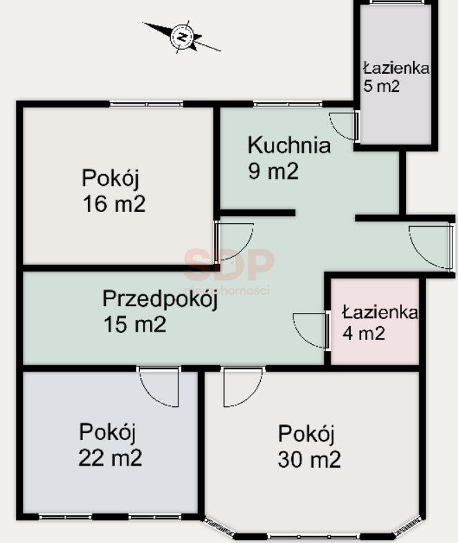 Mieszkanie trzypokojowe na sprzedaż Wrocław, Śródmieście, Plac Grunwaldzki, Mikołaja Reja  102m2 Foto 3