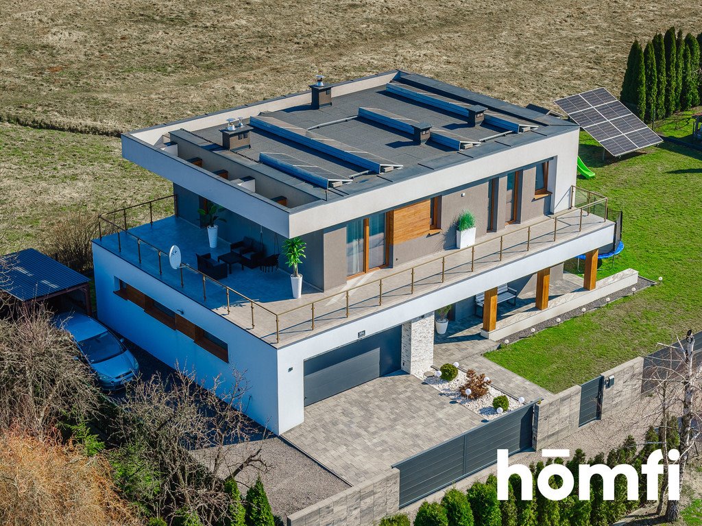 Nowoczesny dom 212 m² z tarasem i garażem w Rzeszowie Rzeszów, Drabinianka, Podmiejska  212m2 Foto 1