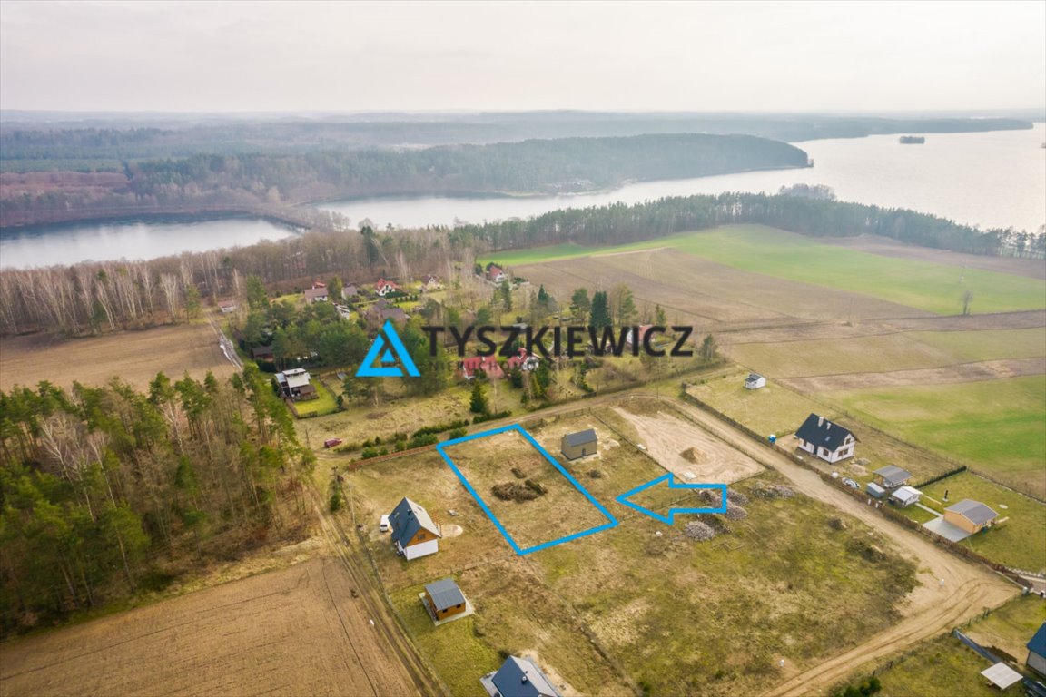 Działka rekreacyjno-usługowa 1055 m² z dostępem do jeziora Borucino  1 055m2 Foto 1