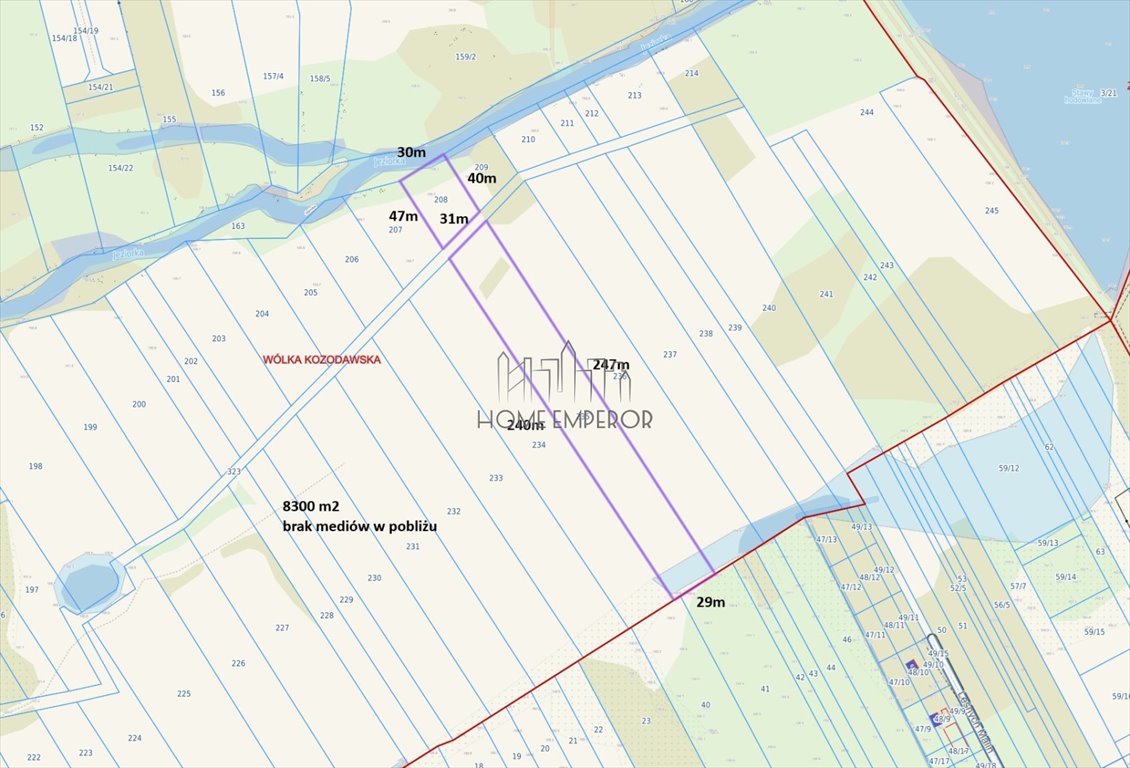 Działka rolna na sprzedaż Wólka Kozodawska, Źródlana  8 300m2 Foto 1