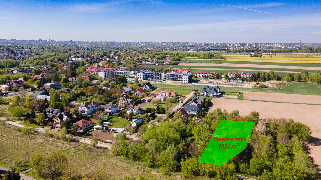 Działka 1931 m² pod dom i usługi, spokojna okolica Lublin  1 931m2 Foto 1