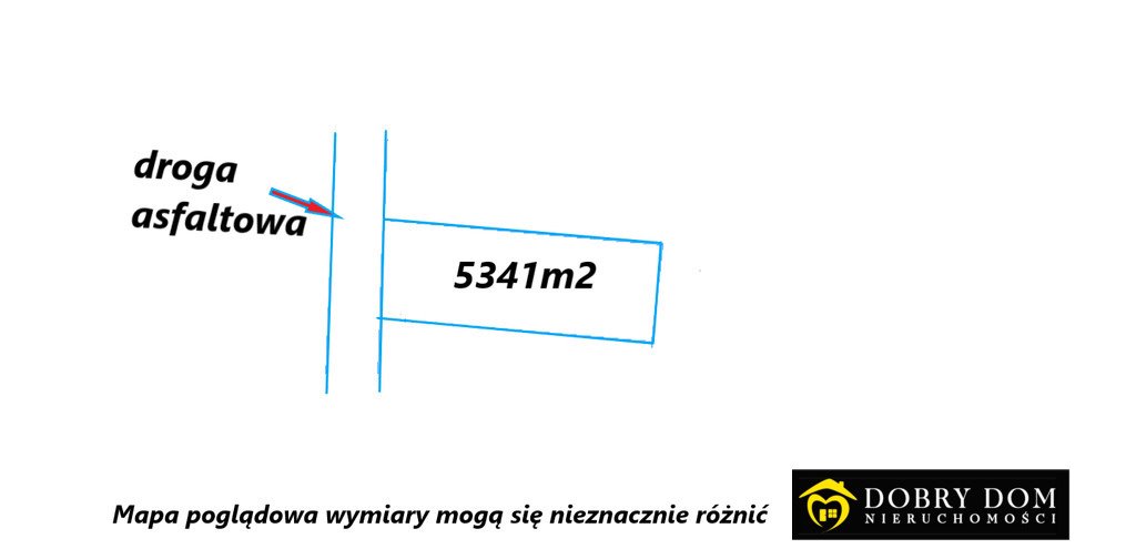 Duża działka 5341 m² z warunkami zabudowy i dojazdem asfaltowym Nowosady  5 341m2 Foto 1