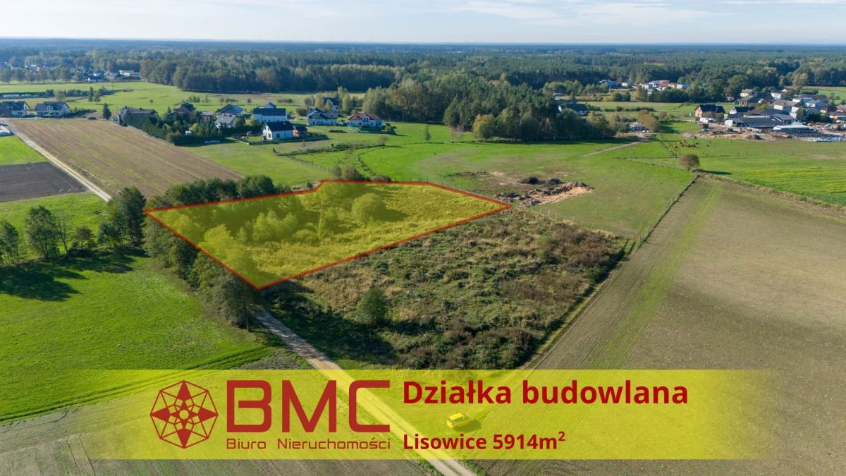 Działka budowlana na sprzedaż Lisowice, Dolna  5 914m2 Foto 1