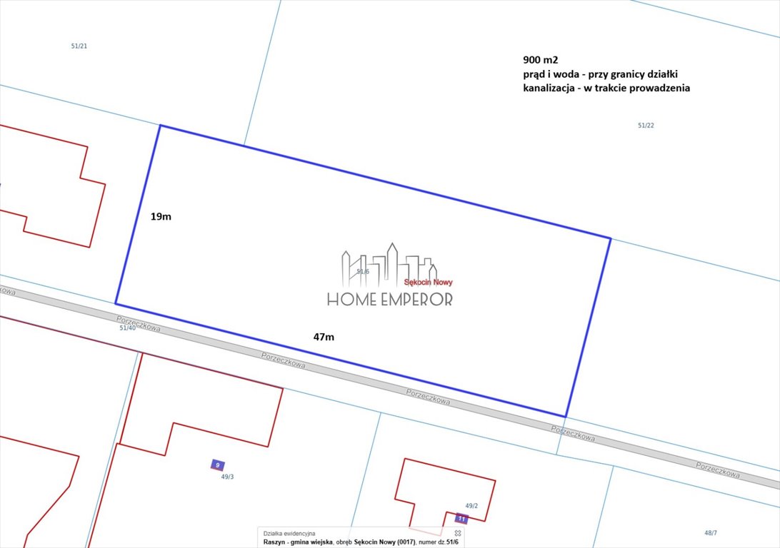 Działka budowlana na sprzedaż Sękocin Nowy, Porzeczkowa  900m2 Foto 1