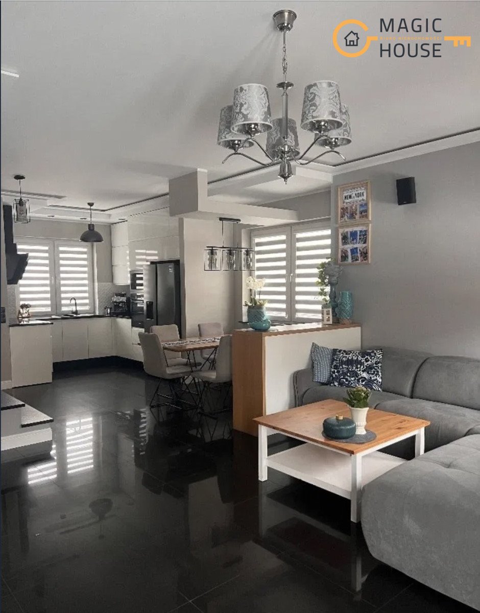 Nowoczesny dom bliźniaczy z garażem i ogrodem w Banino Banino, Potokowa  145m2 Foto 1