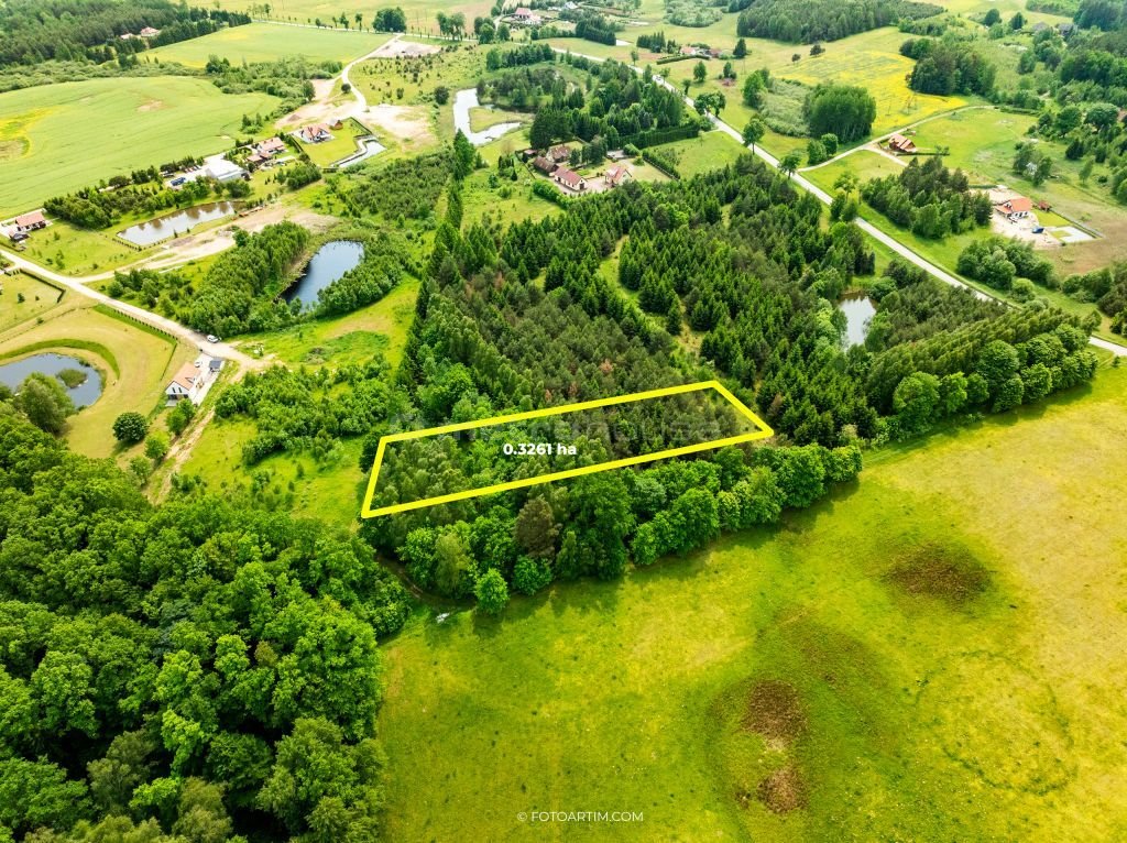 Działka 3261 m2 z warunkami pod dom całoroczny Najdymowo  3 261m2 Foto 1