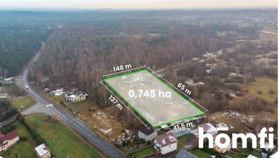 Przestronna działka 7456 m² z dobrym dojazdem i zielenią Częstochowa, Błeszno, Bugajska  7 456m2 Foto 1