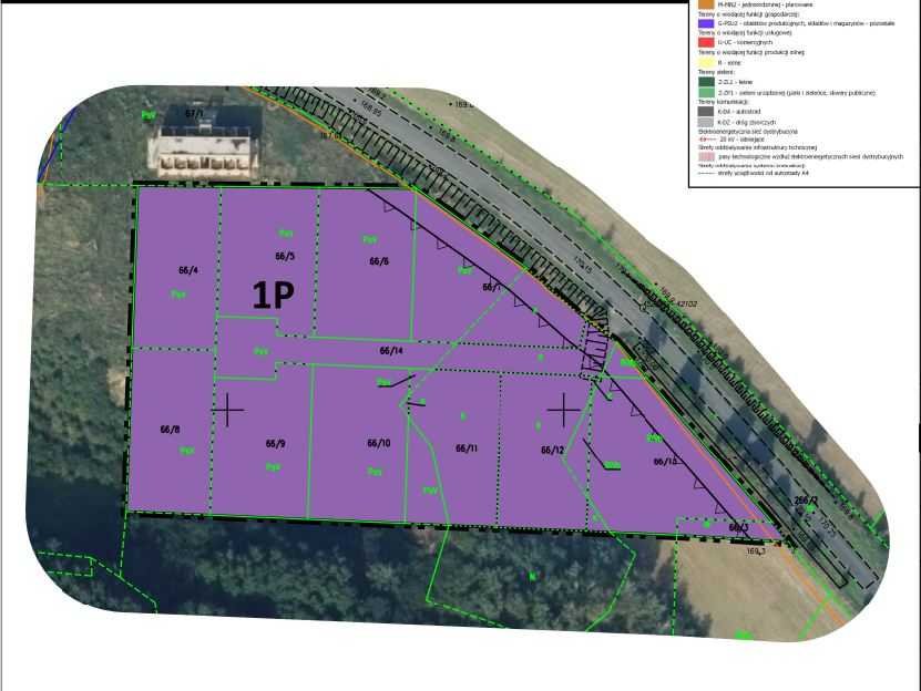 Działka przemysłowa 14 300 m² przy drodze Gniewomierz-Legnickie Pole Legnickie Pole  14 300m2 Foto 1