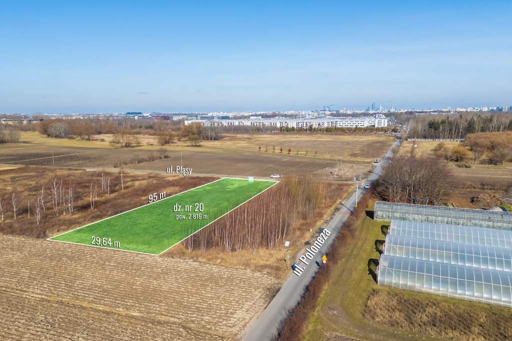 Działka na wynajem 2816 m² w Ursynowie – idealna pod magazyn i parking Warszawa, Ursynów, Pląsy  2 816m2 Foto 1