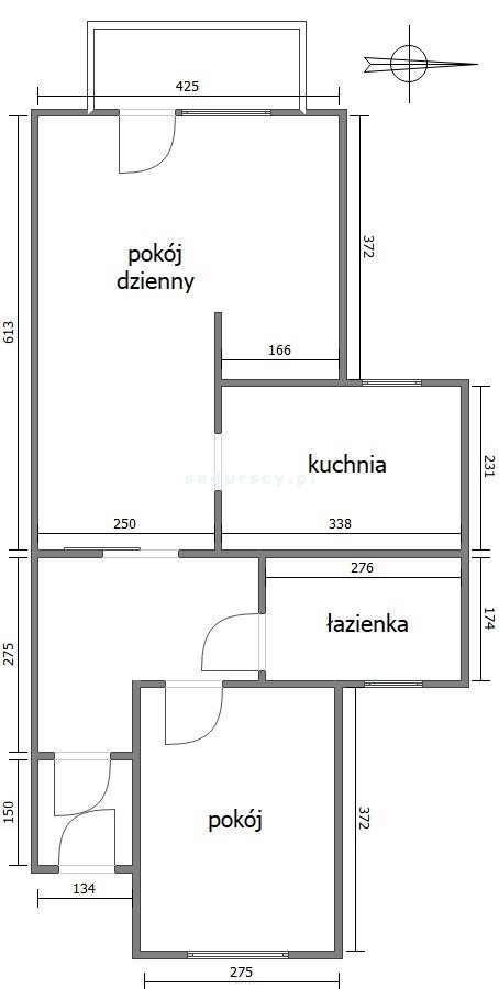 Mieszkanie dwupokojowe na sprzedaż Kraków, Podgórze, Płaszów, Kazimierza Siemienowicza  55m2 Foto 3