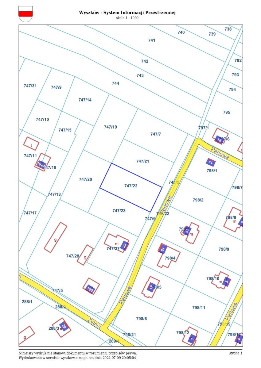 Działka budowlana na sprzedaż Wyszków, Perłowa  1 000m2 Foto 2