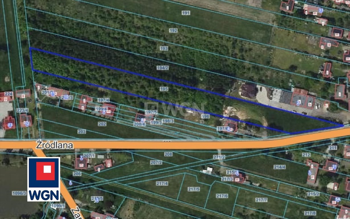 Działka budowlana na sprzedaż Słowik, żródlana  6 460m2 Foto 1