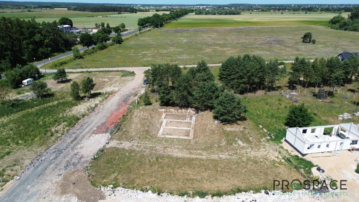 Działka z rozpoczętą budową domu, 2086 m², Kuźnik Kuźnik, Skoki  2 086m2 Foto 1