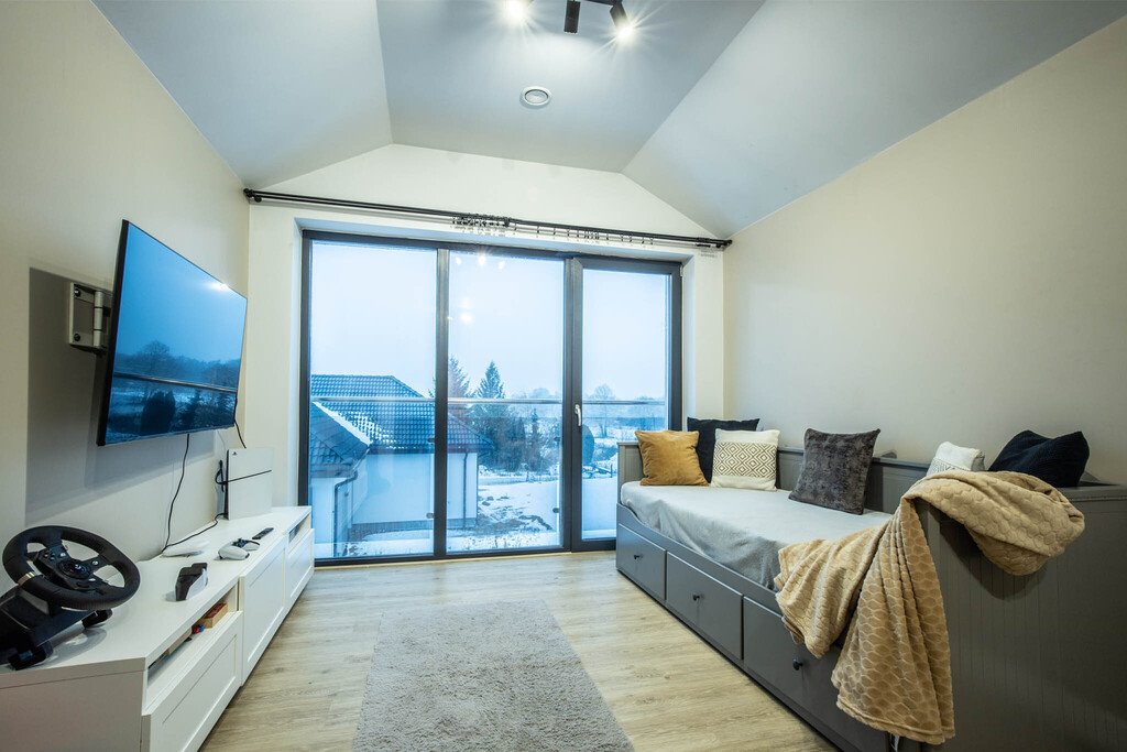 Nowoczesny dom 160 m² z ogrodem i energooszczędnymi rozwiązaniami Łódź, Widzew, Tadeusza Gajcego  200m2 Foto 1