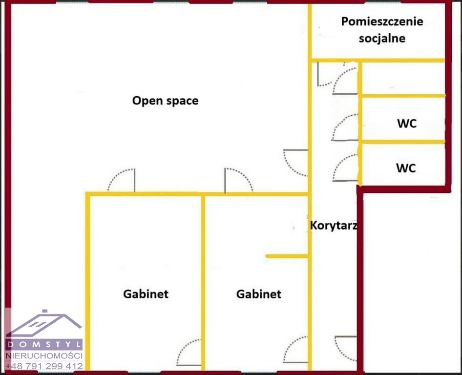 Lokal użytkowy na wynajem Zawiercie, Centrum, zawierciański  160m2 Foto 11