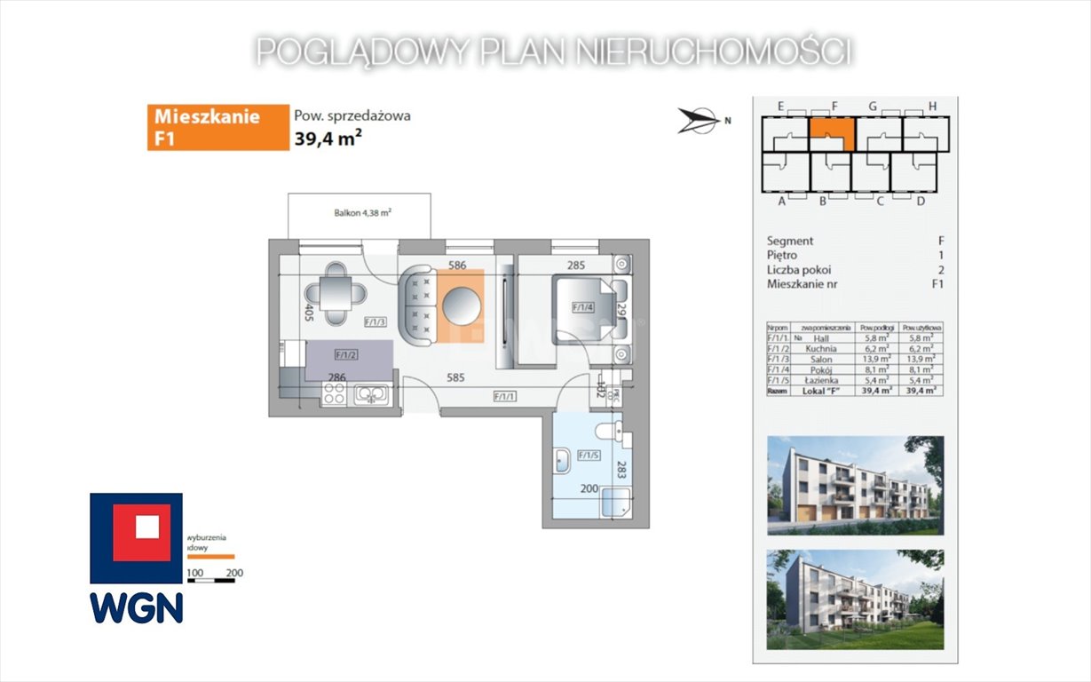 Mieszkanie dwupokojowe na sprzedaż Dąbrowa Górnicza, Gołonóg, Wzgórze Gołonoskie  39m2 Foto 7