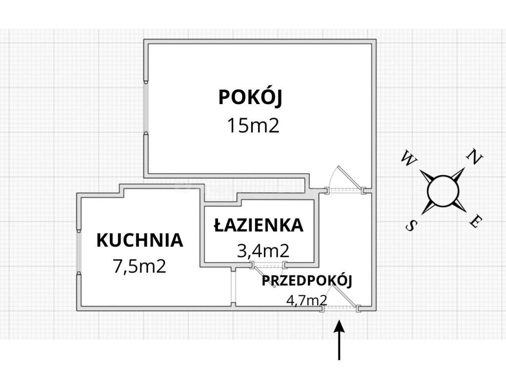 Kawalerka na sprzedaż Legnica, Parkowa  34m2 Foto 2