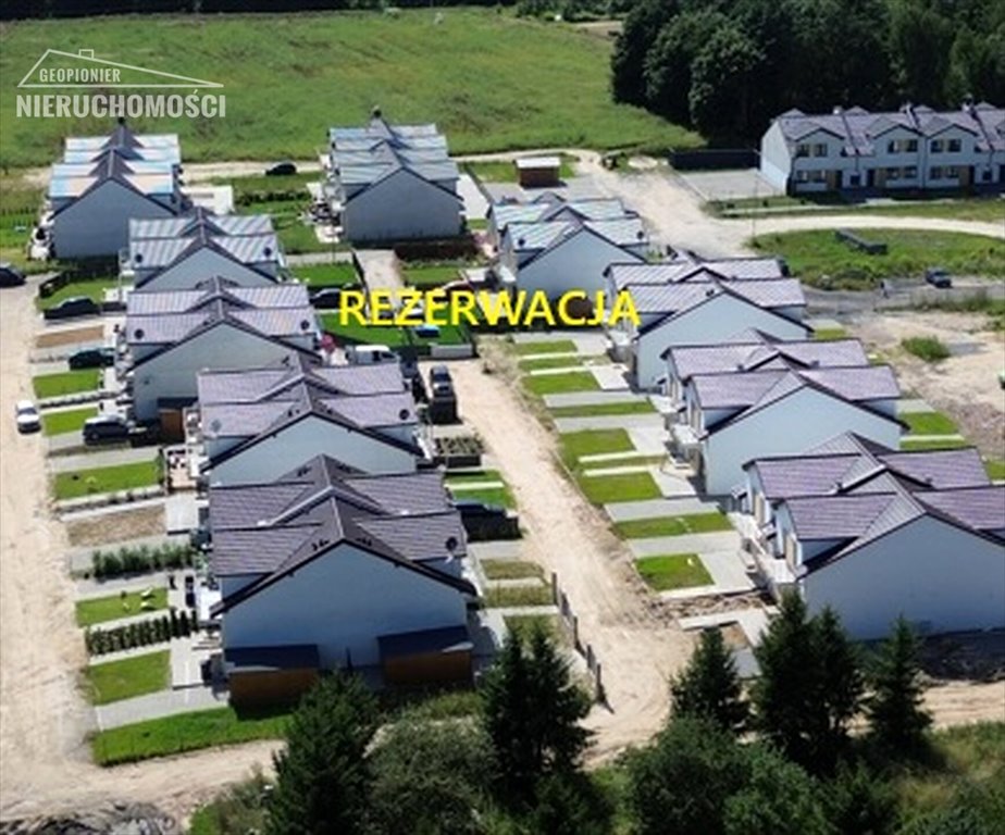 Dwupoziomowe 80,65 m² z ogródkiem i balkonem - Ostróda Lubajny, Michała Drzymały  81m2 Foto 1