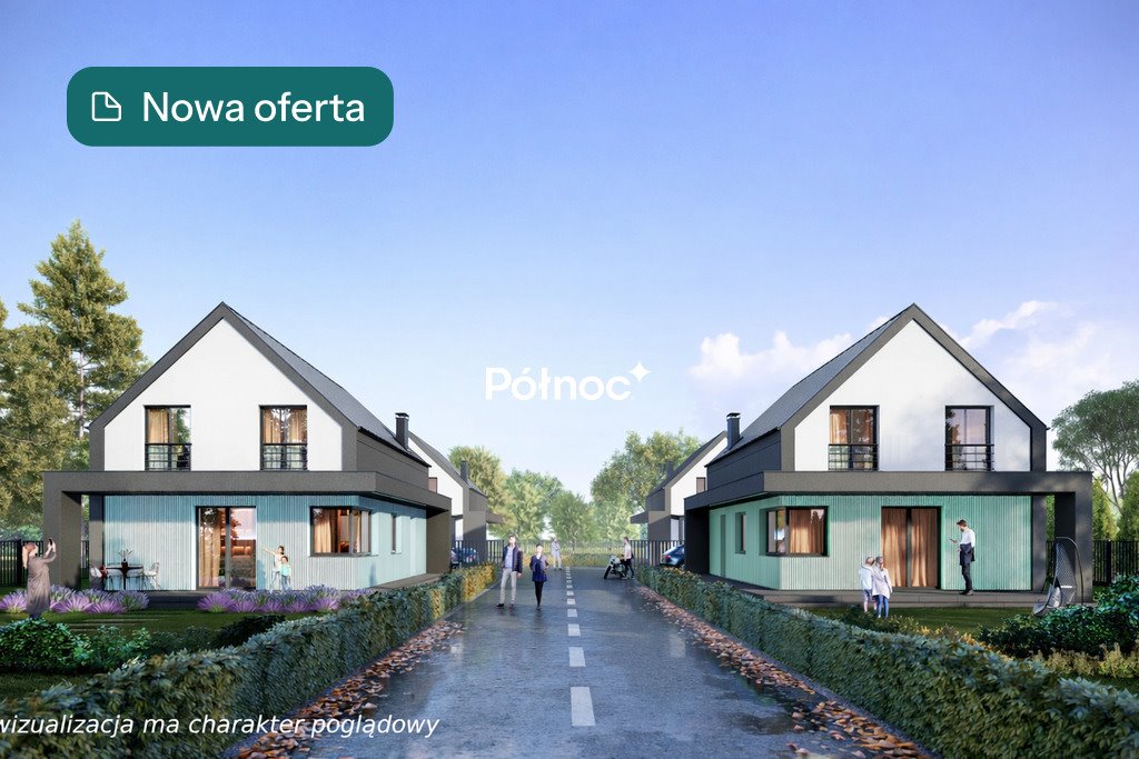 Nowoczesny dom 114 m² z garażem na osiedlu w Sieradzu Sieradz, Modrzewiowa  114m2 Foto 1