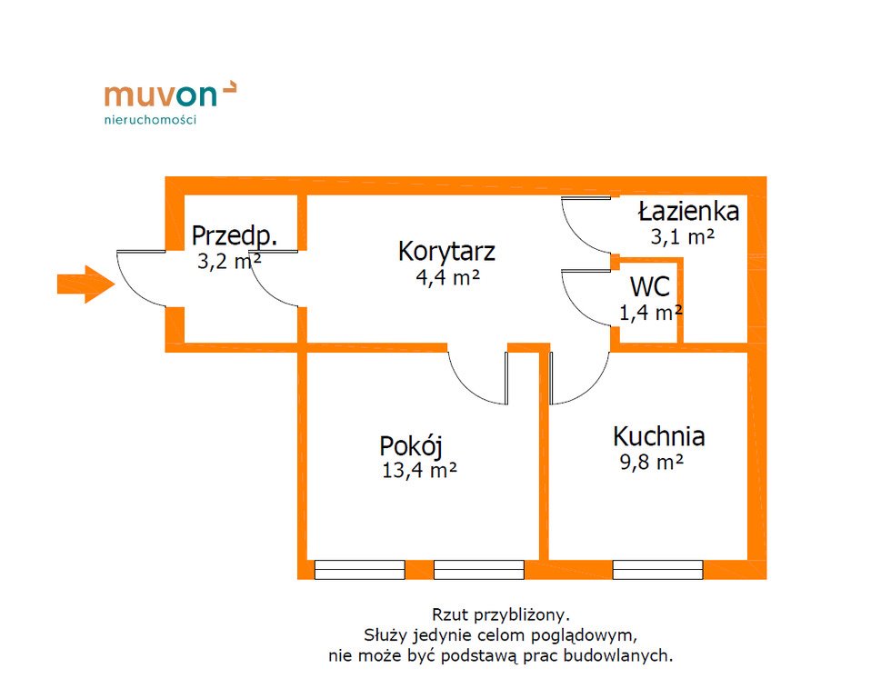 Kawalerka na sprzedaż Łask, Modrzewiowa  36m2 Foto 3