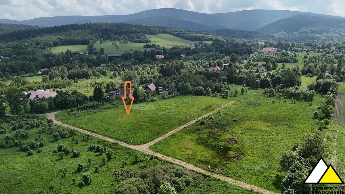Działka 800 m² z widokiem na Stóg Izerski, media, cisza Świeradów-Zdrój, Czerniawa Zdrój  800m2 Foto 1