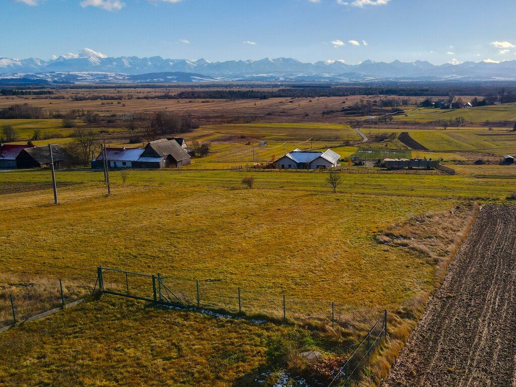 Działka z panoramicznym widokiem na Tatry i Pieniny Odrowąż  996m2 Foto 1